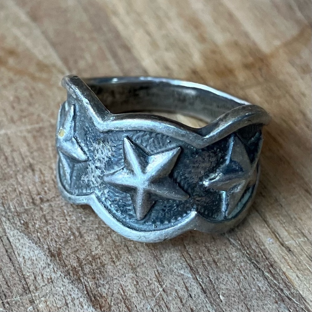 Sterling Silver Handmade Texas Star Ring